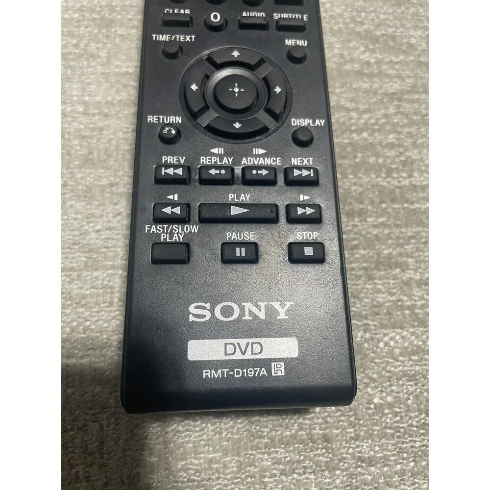 SONY RMT-D197A Original DVD Player Remote Control for  DVP-SR510H Genuine Tested